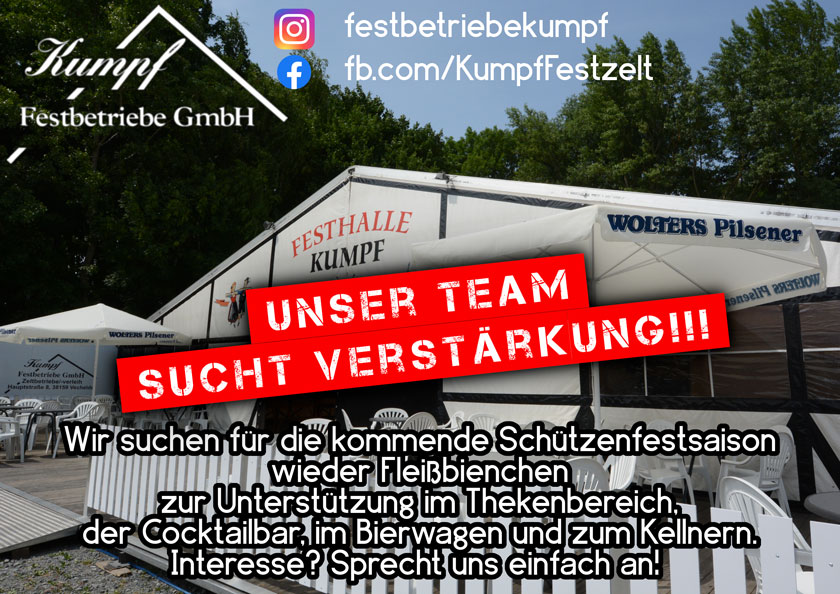 Unser Team sucht Verstärkung